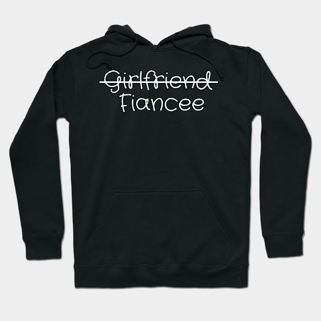 Girlfriend Fiancee T Shirt, Fiance Engagement Party Hoodie by amitsurti